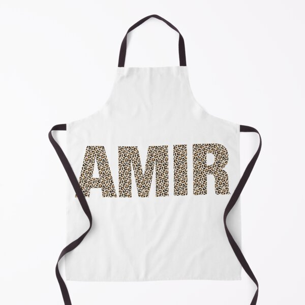 Item preview, Amir name leopard pattern my name is Amir gift birthday holiday anniversary Essential Inspiration Joy Mood Funny designed and sold by DesignByHeartUK.