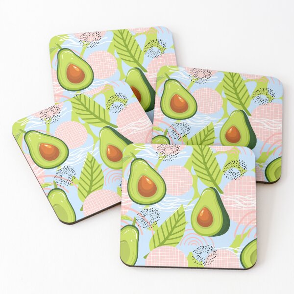 Item preview, Avocado fruits and abstract elements designed and sold by HarrioBend.