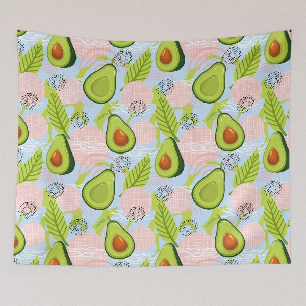 Item preview, Avocado fruits and abstract elements designed and sold by HarrioBend.