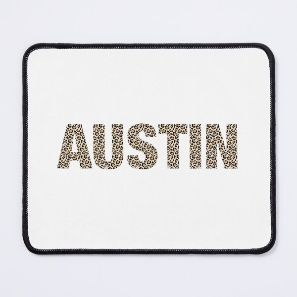 Item preview, Austin name leopard pattern my name is Austin gift birthday holiday anniversary Essential Inspiration Joy Mood Funny designed and sold by DesignByHeartUK.