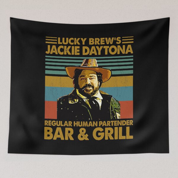 Item preview, Lucky Brew's Jackie Daytona Regular Human Partender Bar & Grill designed and sold by VilmosLaszlo.