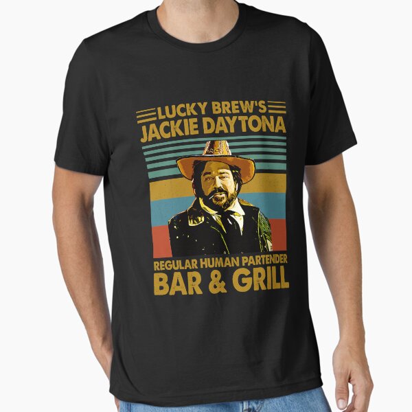 Aperçu de l'œuvre Lucky Brew's Jackie Daytona Regular Human Partender Bar & Grill créée et vendue par VilmosLaszlo.