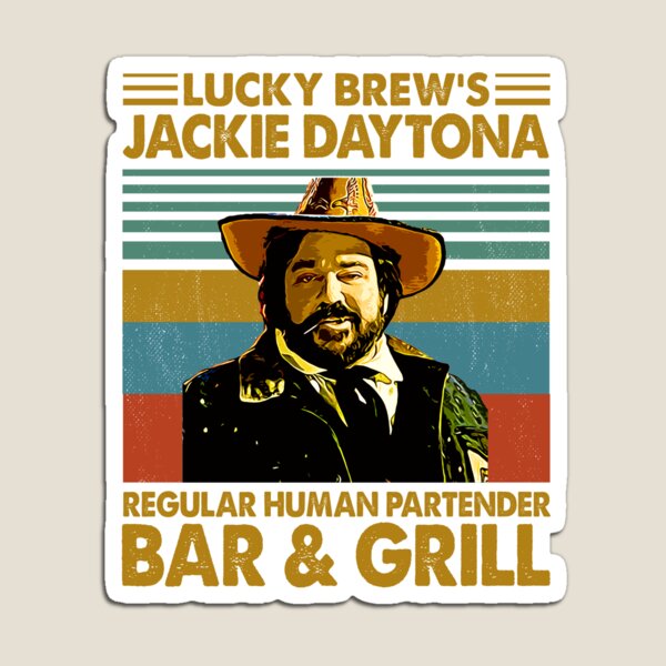 Aperçu de l'œuvre Lucky Brew's Jackie Daytona Regular Human Partender Bar & Grill créée et vendue par VilmosLaszlo.