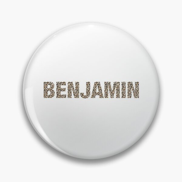 Item preview, Benjamin name leopard pattern my name is Benjamin gift birthday holiday anniversary Essential Inspiration Joy Mood Funny designed and sold by DesignByHeartUK.