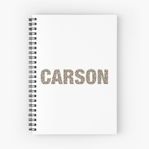 Item preview, Carson name leopard pattern my name is Carson gift birthday holiday anniversary Essential Inspiration Joy Mood Funny designed and sold by DesignByHeartUK.