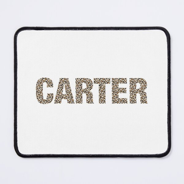 Item preview, Carter name leopard pattern my name is Carter gift birthday holiday anniversary Essential Inspiration Joy Mood Funny designed and sold by DesignByHeartUK.