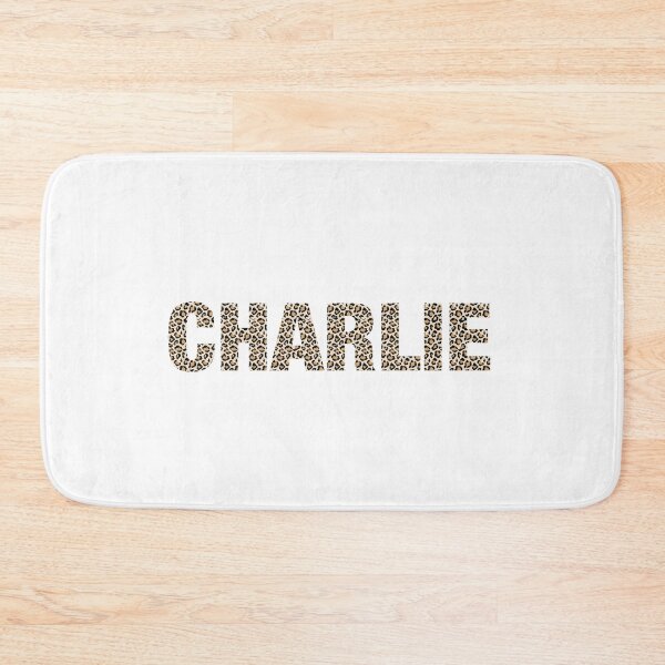 Item preview, Charlie name leopard pattern my name is Charlie gift birthday holiday anniversary Essential Inspiration Joy Mood Funny designed and sold by DesignByHeartUK.