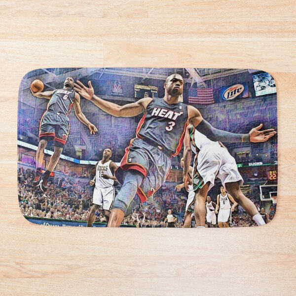 Item preview, LeBron Wade Miami Heat designed and sold by Felynia.