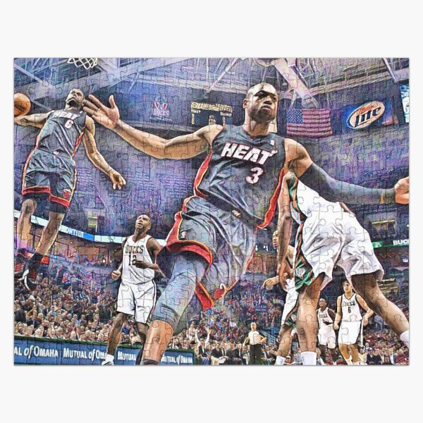 Artikel-Vorschau von LeBron Wade Miami Heat, designt und verkauft von Felynia.