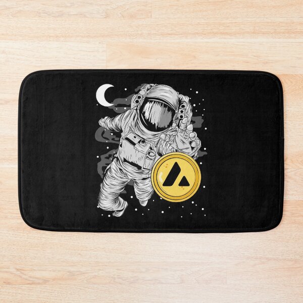 Item preview, Astronaut Reaching Out Avalanche Avax Coin To The Moon Crypto Token Blockchain Cryptocurrency Wallet designed and sold by JaxonBrown.