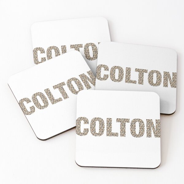 Item preview, Colton name leopard pattern my name is Colton gift birthday holiday anniversary Essential Inspiration Joy Mood Funny designed and sold by DesignByHeartUK.