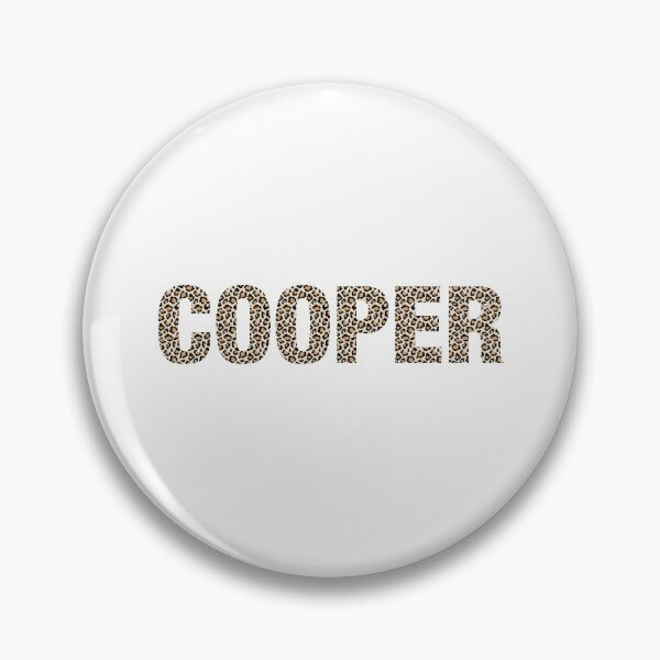 Item preview, Cooper name leopard pattern my name is Cooper gift birthday holiday anniversary Essential Inspiration Joy Mood Funny designed and sold by DesignByHeartUK.