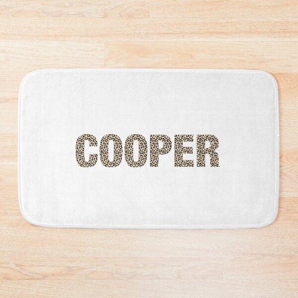 Item preview, Cooper name leopard pattern my name is Cooper gift birthday holiday anniversary Essential Inspiration Joy Mood Funny designed and sold by DesignByHeartUK.