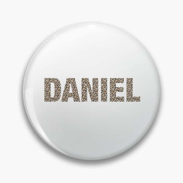 Item preview, Daniel name leopard pattern my name is Daniel gift birthday holiday anniversary Essential Inspiration Joy Mood Funny designed and sold by DesignByHeartUK.
