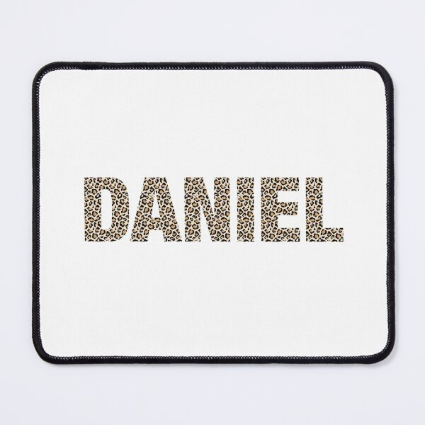 Item preview, Daniel name leopard pattern my name is Daniel gift birthday holiday anniversary Essential Inspiration Joy Mood Funny designed and sold by DesignByHeartUK.