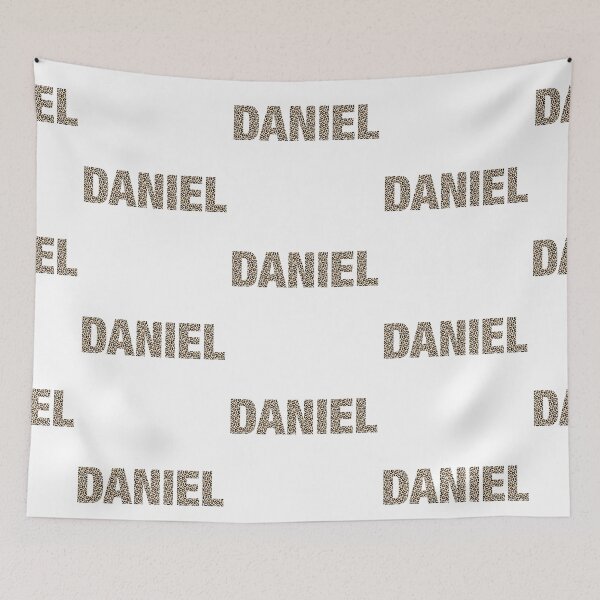Item preview, Daniel name leopard pattern my name is Daniel gift birthday holiday anniversary Essential Inspiration Joy Mood Funny designed and sold by DesignByHeartUK.