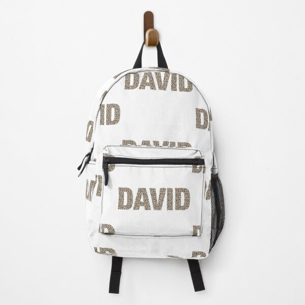 Item preview, David name leopard pattern my name is David gift birthday holiday anniversary Essential Inspiration Joy Mood Funny designed and sold by DesignByHeartUK.