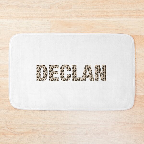 Item preview, Declan name leopard pattern my name is Declan gift birthday holiday anniversary Essential Inspiration Joy Mood Funny designed and sold by DesignByHeartUK.