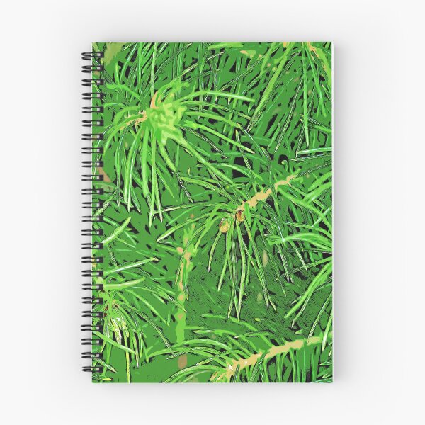 Item preview, Green pine branches color art designed and sold by artdragongift 15.