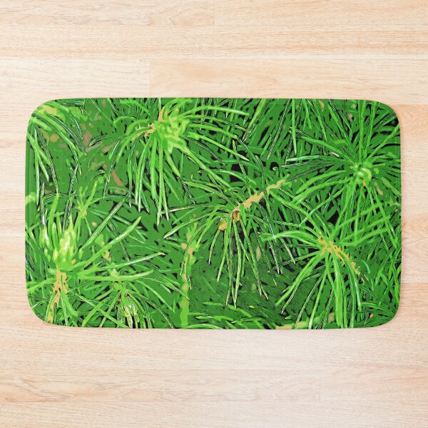 Item preview, Green pine branches color art designed and sold by artdragongift 15.