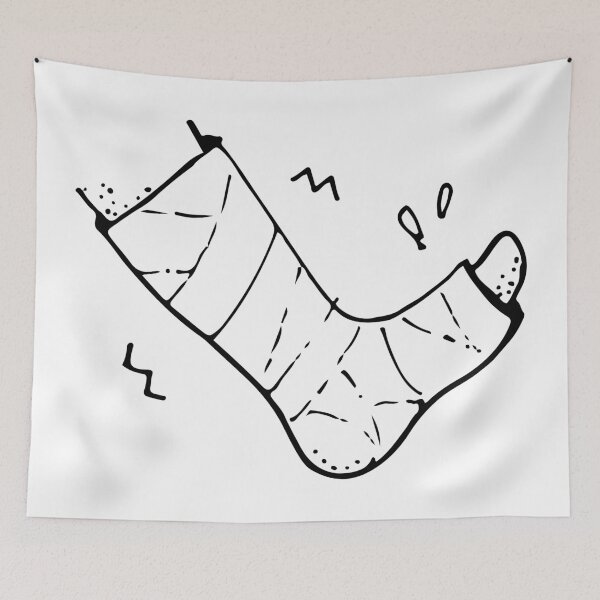 Item preview, Broken Foot Tattoo designed and sold by Romanii13.