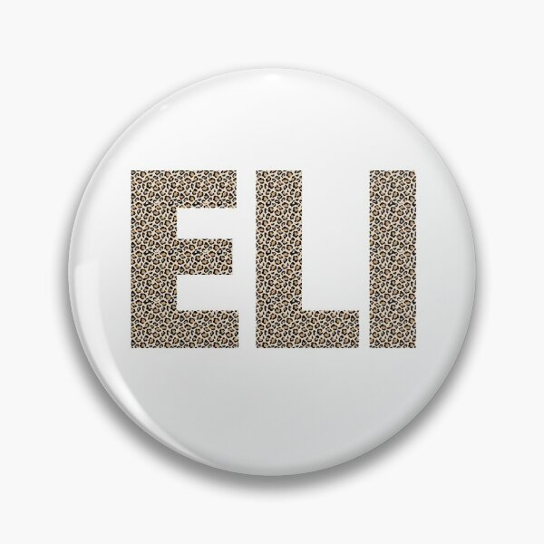 Item preview, Eli name leopard pattern my name is Eli gift birthday holiday anniversary Essential Inspiration Joy Mood Funny designed and sold by DesignByHeartUK.
