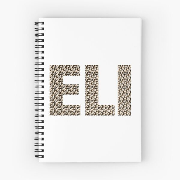 Item preview, Eli name leopard pattern my name is Eli gift birthday holiday anniversary Essential Inspiration Joy Mood Funny designed and sold by DesignByHeartUK.