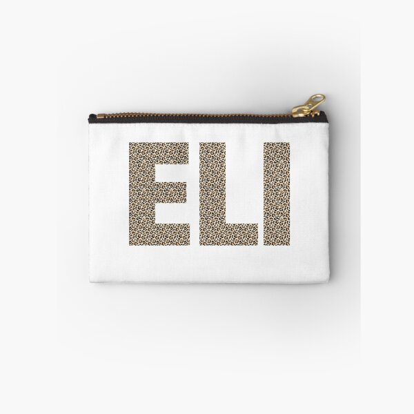 Item preview, Eli name leopard pattern my name is Eli gift birthday holiday anniversary Essential Inspiration Joy Mood Funny designed and sold by DesignByHeartUK.