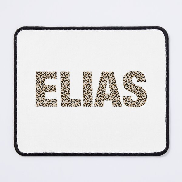 Item preview, Elias name leopard pattern my name is Elias gift birthday holiday anniversary Essential Inspiration Joy Mood Funny designed and sold by DesignByHeartUK.
