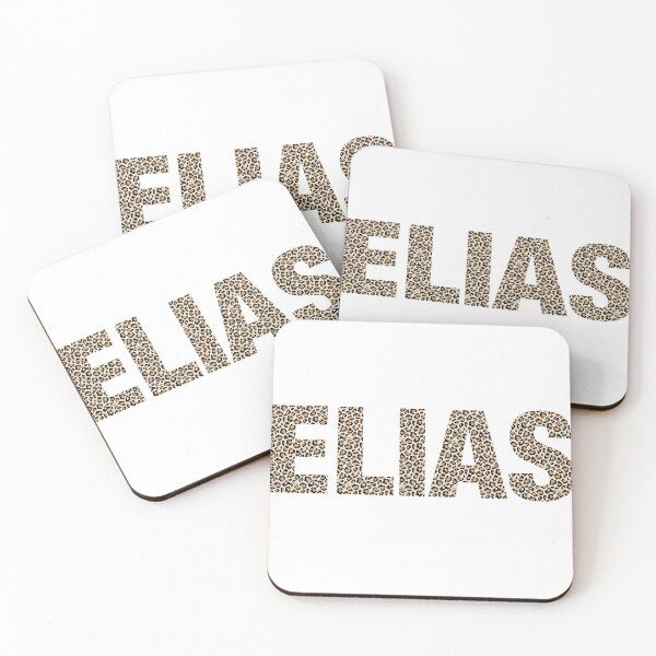 Item preview, Elias name leopard pattern my name is Elias gift birthday holiday anniversary Essential Inspiration Joy Mood Funny designed and sold by DesignByHeartUK.
