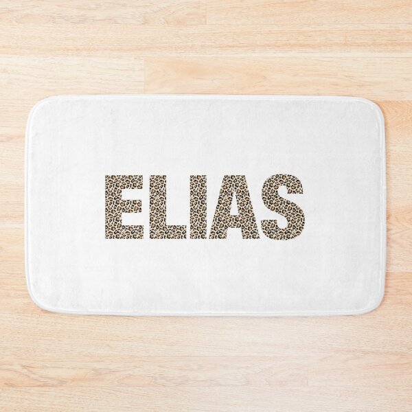 Item preview, Elias name leopard pattern my name is Elias gift birthday holiday anniversary Essential Inspiration Joy Mood Funny designed and sold by DesignByHeartUK.