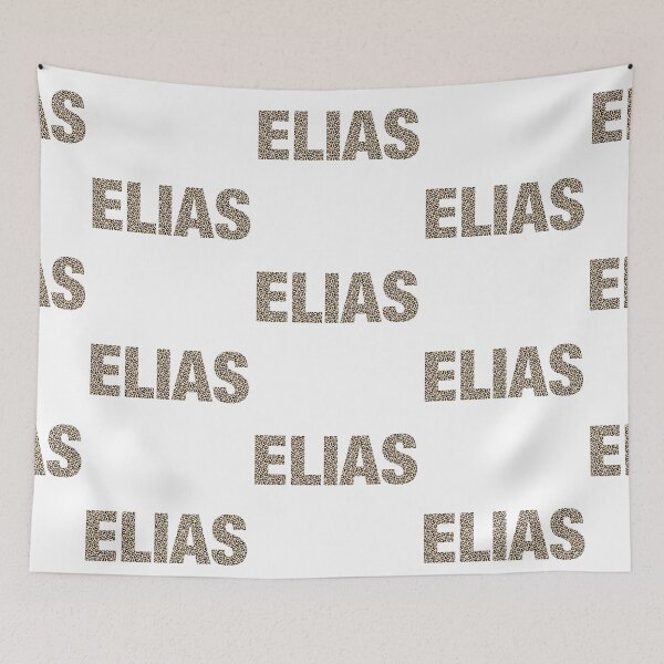 Item preview, Elias name leopard pattern my name is Elias gift birthday holiday anniversary Essential Inspiration Joy Mood Funny designed and sold by DesignByHeartUK.