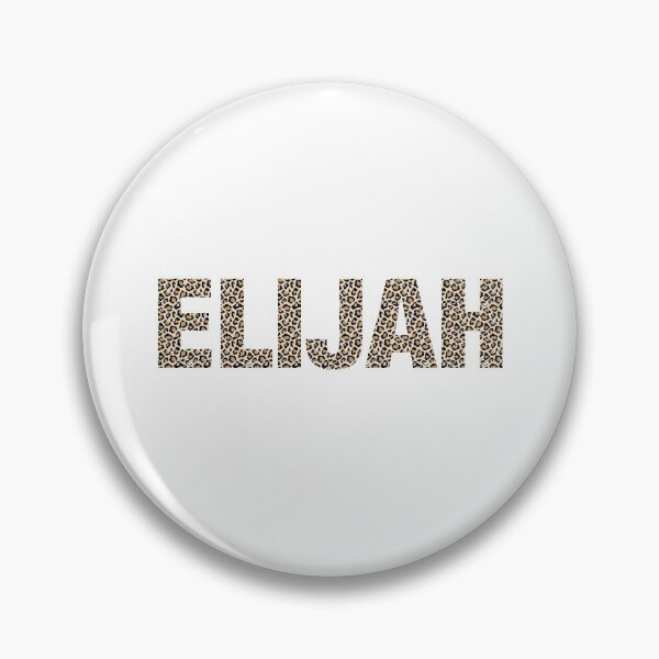 Item preview, Elijah name leopard pattern my name is Elijah gift birthday holiday anniversary Essential Inspiration Joy Mood Funny designed and sold by DesignByHeartUK.