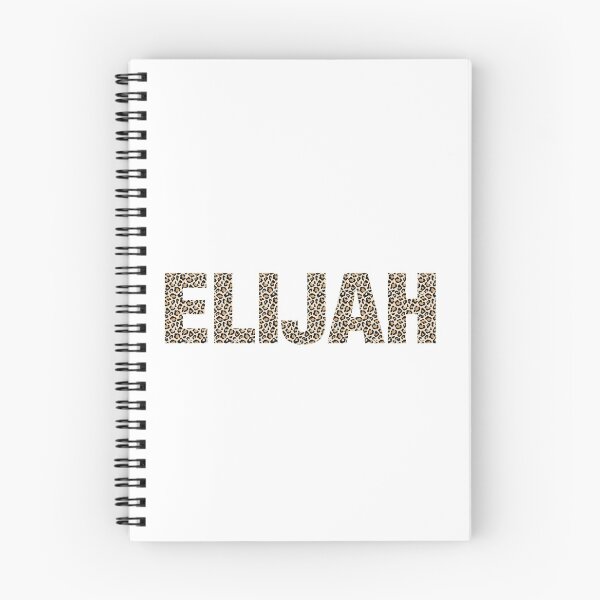 Item preview, Elijah name leopard pattern my name is Elijah gift birthday holiday anniversary Essential Inspiration Joy Mood Funny designed and sold by DesignByHeartUK.