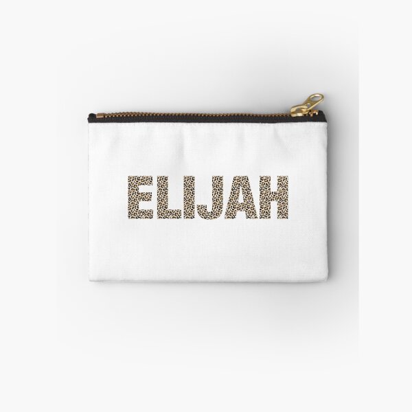 Item preview, Elijah name leopard pattern my name is Elijah gift birthday holiday anniversary Essential Inspiration Joy Mood Funny designed and sold by DesignByHeartUK.