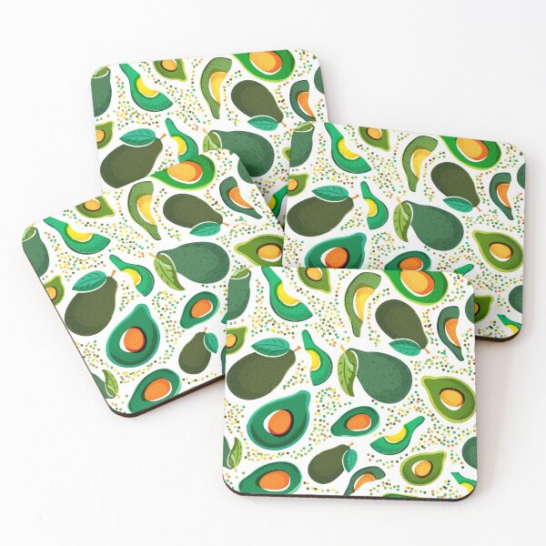 Item preview, Fresh green avocado isolated on white background designed and sold by MignonBeauty.