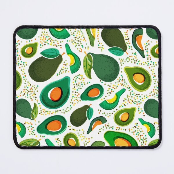 Item preview, Fresh green avocado isolated on white background designed and sold by MignonBeauty.
