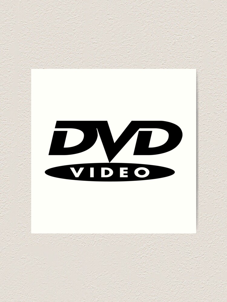 Dvd Logo Dvd Video Art Print By Siobhanthesalad Redbubble