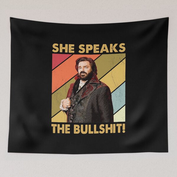 Item preview, Retro She Speaks The Bullshit ! Jackie Daytona Gift designed and sold by VilmosLaszlo.