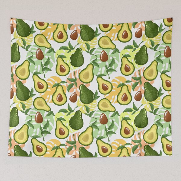 Item preview, Seamless avocado  designed and sold by MignonBeauty.