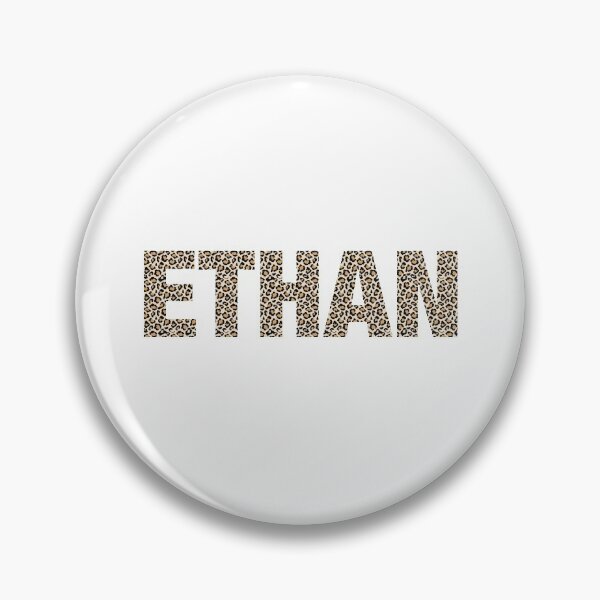 Item preview, Ethan name leopard pattern my name is Ethan gift birthday holiday anniversary Essential Inspiration Joy Mood Funny designed and sold by DesignByHeartUK.