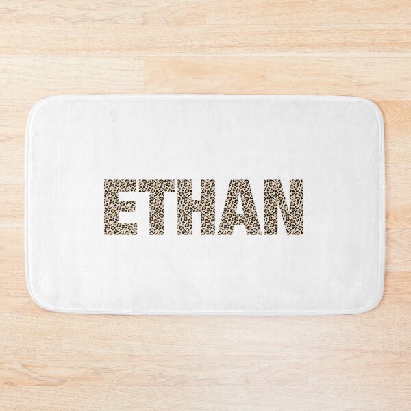 Item preview, Ethan name leopard pattern my name is Ethan gift birthday holiday anniversary Essential Inspiration Joy Mood Funny designed and sold by DesignByHeartUK.