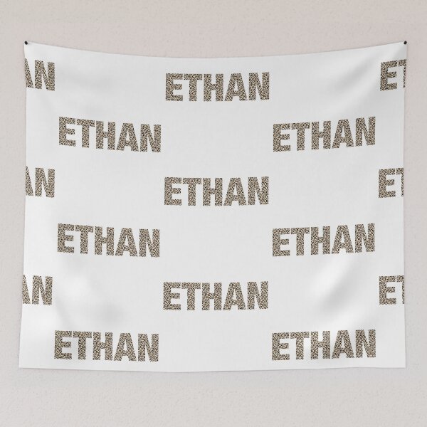 Item preview, Ethan name leopard pattern my name is Ethan gift birthday holiday anniversary Essential Inspiration Joy Mood Funny designed and sold by DesignByHeartUK.