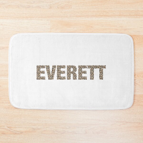 Item preview, Everett name leopard pattern my name is Everett gift birthday holiday anniversary Essential Inspiration Joy Mood Funny designed and sold by DesignByHeartUK.