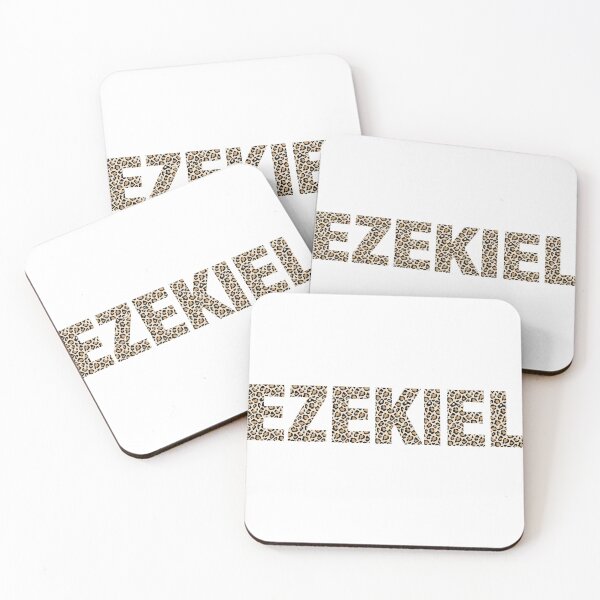 Item preview, Ezekiel name leopard pattern my name is Ezekiel gift birthday holiday anniversary Essential Inspiration Joy Mood Funny designed and sold by DesignByHeartUK.