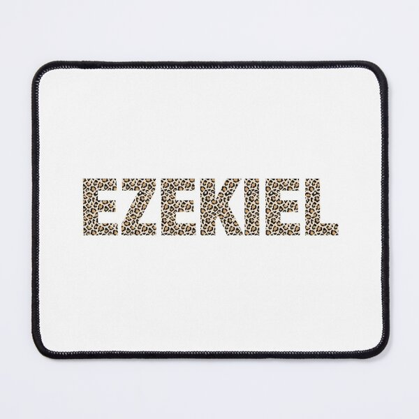 Item preview, Ezekiel name leopard pattern my name is Ezekiel gift birthday holiday anniversary Essential Inspiration Joy Mood Funny designed and sold by DesignByHeartUK.