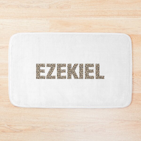 Item preview, Ezekiel name leopard pattern my name is Ezekiel gift birthday holiday anniversary Essential Inspiration Joy Mood Funny designed and sold by DesignByHeartUK.