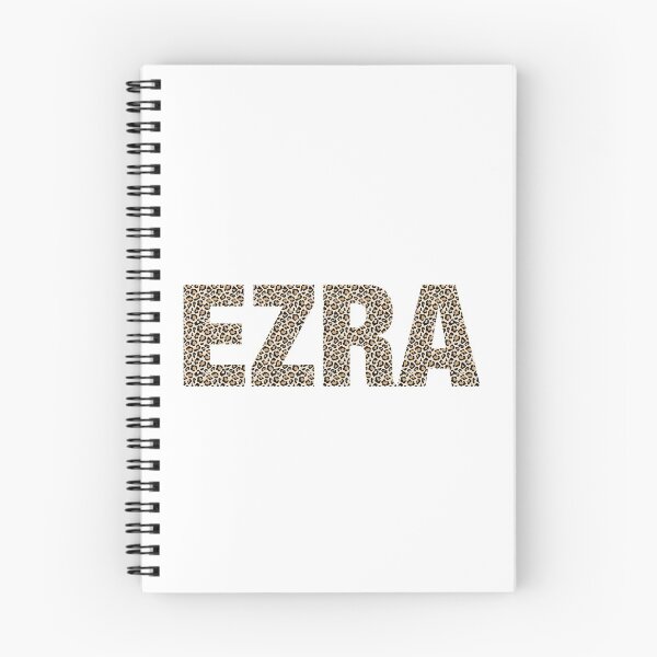 Item preview, Ezra name leopard pattern my name is Ezra gift birthday holiday anniversary Essential Inspiration Joy Mood Funny designed and sold by DesignByHeartUK.