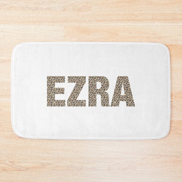 Item preview, Ezra name leopard pattern my name is Ezra gift birthday holiday anniversary Essential Inspiration Joy Mood Funny designed and sold by DesignByHeartUK.