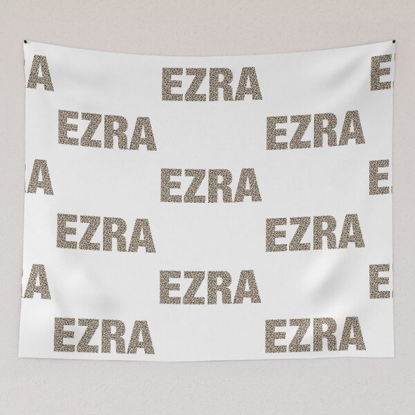 Item preview, Ezra name leopard pattern my name is Ezra gift birthday holiday anniversary Essential Inspiration Joy Mood Funny designed and sold by DesignByHeartUK.
